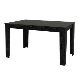 meg-GP100-0258,2-3 ΣΕΤ ΤΡΑΠΕΖΑΡΙΑ 5ΤΜΧ DARLEN - ALMA MEGAPAP ΧΡΩΜΑ SENCRON BLACK - ΓΚΡΙ 125X72X74ΕΚ.