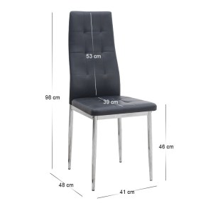 meg-GP100-0268,1-5 ΣΕΤ ΤΡΑΠΕΖΑΡΙΑ 5ΤΜΧ DARLEN - ROSA MEGAPAP ΧΡΩΜΑ ΛΕΥΚΟ ΕΦΕ ΜΑΡΜΑΡΟΥ - ΜΑΥΡΟ/ΧΡΩΜΙΟΥ ΠΟΔΙ 125X72X74ΕΚ.