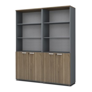 meg-GP100-0279,2-0 ΒΙΒΛΙΟΘΗΚΗ ΓΡΑΦΕΙΟΥ ΜΕ ΚΛΕΙΔΑΡΙΑ ΕΠΑΓΓΕΛΜΑΤΙΚΗ VENTURO MEGAPAP ΧΡΩΜΑ ΑΝΘΡΑΚΙ - ΚΑΡΥΔΙ 160X40X200ΕΚ.