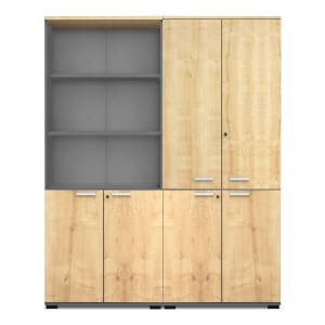 meg-GP100-0281,1-3 ΝΤΟΥΛΑΠΑ ΓΡΑΦΕΙΟΥ ΕΠΑΓΓΕΛΜΑΤΙΚΗ VENTURO MEGAPAP ΧΡΩΜΑ ΑΝΘΡΑΚΙ - ΦΥΣΙΚΟ ΟΞΙΑΣ 160X40X200ΕΚ.