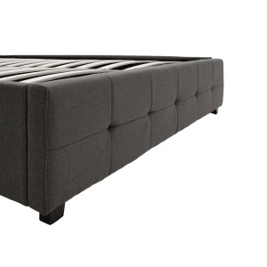 pak-006-000018-6 ΚΡΕΒΑΤΙ ROI PAKOWORLD ΔΙΠΛΟ 160X200 ΥΦΑΣΜΑ ΑΝΘΡΑΚΙ + ΑΠΟΘΗΚΕΥΤΙΚΟ ΧΩΡΟ