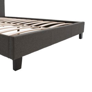 pak-006-000020-5 ΚΡΕΒΑΤΙ NEVIL PAKOWORLD ΔΙΠΛΟ 150X200 ΜΕ ΥΦΑΣΜΑ ΧΡΩΜΑ ΑΝΘΡΑΚΙ