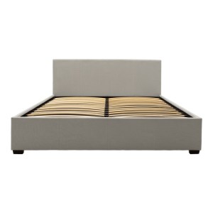 pak-006-000030-4 ΚΡΕΒΑΤΙ NORSE PAKOWORLD ΥΦΑΣΜΑ ΓΚΡΙ ΜΕ ΑΠΟΘΗΚΕΥΤΙΚΟ ΧΩΡΟ 160X200ΕΚ