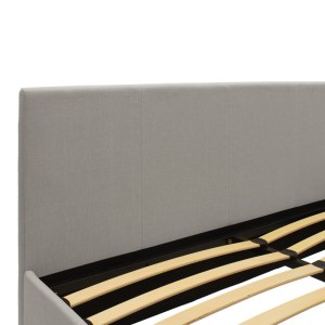 pak-006-000030-5 ΚΡΕΒΑΤΙ NORSE PAKOWORLD ΥΦΑΣΜΑ ΓΚΡΙ ΜΕ ΑΠΟΘΗΚΕΥΤΙΚΟ ΧΩΡΟ 160X200ΕΚ