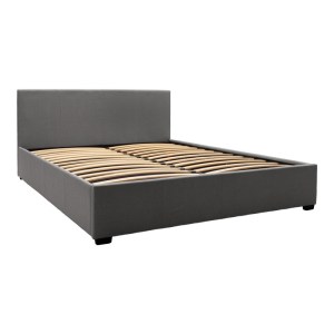 pak-006-000043-3 ΚΡΕΒΑΤΙ NORSE PAKOWORLD ΥΦΑΣΜΑ ΑΝΘΡΑΚΙ ΜΕ ΑΠΟΘΗΚΕΥΤΙΚΟ ΧΩΡΟ 160X200ΕΚ