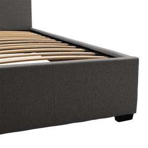 pak-006-000043-5 ΚΡΕΒΑΤΙ NORSE PAKOWORLD ΥΦΑΣΜΑ ΑΝΘΡΑΚΙ ΜΕ ΑΠΟΘΗΚΕΥΤΙΚΟ ΧΩΡΟ 160X200ΕΚ