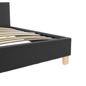 pak-006-000054-2 ΚΡΕΒΑΤΙ MAGO PAKOWORLD ΥΦΑΣΜΑ ΣΕ ΑΝΘΡΑΚΙ ΑΠΟΧΡΩΣΗ ΜΕ ΦΥΣΙΚΟ ΞΥΛΙΝΟ ΠΟΔΙ 140X200ΕΚ