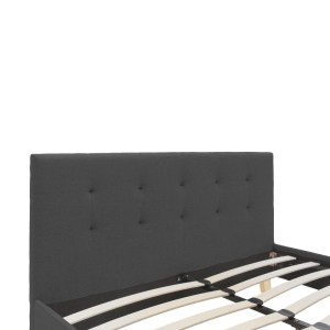 pak-006-000054-4 ΚΡΕΒΑΤΙ MAGO PAKOWORLD ΥΦΑΣΜΑ ΣΕ ΑΝΘΡΑΚΙ ΑΠΟΧΡΩΣΗ ΜΕ ΦΥΣΙΚΟ ΞΥΛΙΝΟ ΠΟΔΙ 140X200ΕΚ