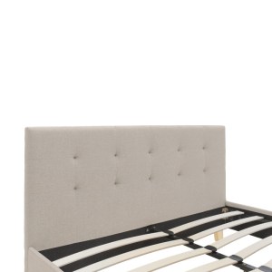 pak-006-000055-5 ΚΡΕΒΑΤΙ MAGO PAKOWORLD ΥΦΑΣΜΑ ΣΕ ΕΚΡΟΥ ΑΠΟΧΡΩΣΗ ΜΕ ΦΥΣΙΚΟ ΞΥΛΙΝΟ ΠΟΔΙ 160X200ΕΚ