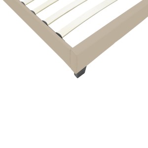 pak-006-000065-4 ΚΡΕΒΑΤΙ NEVIL PAKOWORLD ΥΦΑΣΜΑ ΕΚΡΟΥ ΜΕ ΞΥΛΙΝΟ ΜΑΥΡΟ ΠΟΔΙ 90X190ΕΚ