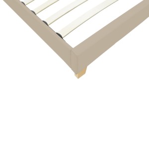 pak-006-000067-4 ΚΡΕΒΑΤΙ NEVIL PAKOWORLD ΥΦΑΣΜΑ ΕΚΡΟΥ ΜΕ ΞΥΛΙΝΟ ΠΟΔΙ ΣΕ ΦΥΣΙΚΗ ΑΠΟΧΡΩΣΗ 90X190ΕΚ