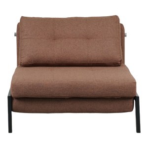 pak-024-000053-4 ΠΟΛΥΘΡΟΝΑ-ΚΡΕΒΑΤΙ FANCY PAKOWORLD ΥΦΑΣΜΑ ΣΕ ΑΠΟΧΡΩΣΗ ΚΑΦΕ ΜΕ ΜΑΥΡΟ ΠΟΔΙ 95X98X70ΕΚ