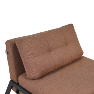 pak-024-000053-6 ΠΟΛΥΘΡΟΝΑ-ΚΡΕΒΑΤΙ FANCY PAKOWORLD ΥΦΑΣΜΑ ΣΕ ΑΠΟΧΡΩΣΗ ΚΑΦΕ ΜΕ ΜΑΥΡΟ ΠΟΔΙ 95X98X70ΕΚ