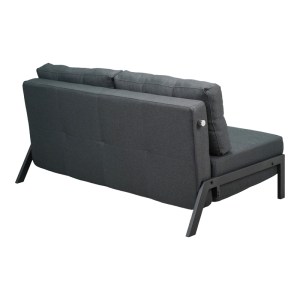 pak-024-000054-2 ΚΑΝΑΠΕΣ 2ΘΕΣΙΟΣ-ΚΡΕΒΑΤΙ FANCY PAKOWORLD ΥΦΑΣΜΑ ΣΕ ΑΝΘΡΑΚΙ ΑΠΟΧΡΩΣΗ ΜΕ ΜΑΥΡΟ ΠΟΔΙ 150X92X77ΕΚ