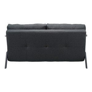 pak-024-000054-5 ΚΑΝΑΠΕΣ 2ΘΕΣΙΟΣ-ΚΡΕΒΑΤΙ FANCY PAKOWORLD ΥΦΑΣΜΑ ΣΕ ΑΝΘΡΑΚΙ ΑΠΟΧΡΩΣΗ ΜΕ ΜΑΥΡΟ ΠΟΔΙ 150X92X77ΕΚ