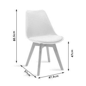 pak-029-000048-7 ΚΑΡΕΚΛΑ GASTON PAKOWORLD PP-PU ΛΕΥΚΟ-ΦΥΣΙΚΟ ΠΟΔΙ 43X51X75ΕΚ