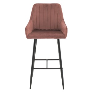 pak-029-000171-3 ΣΚΑΜΠΟ BAR PATRIN PAKOWORLD ΜΕΤΑΛΛΙΚΟ ΜΑΥΡΟ-ΒΕΛΟΥΔΟ ΣΑΠΙΟ ΜΗΛΟ