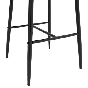 pak-029-000171-6 ΣΚΑΜΠΟ BAR PATRIN PAKOWORLD ΜΕΤΑΛΛΙΚΟ ΜΑΥΡΟ-ΒΕΛΟΥΔΟ ΣΑΠΙΟ ΜΗΛΟ