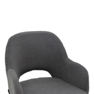 pak-029-000208-5 ΣΚΑΜΠΟ BAR RENISH PAKOWORLD ΜΠΟΥΚΛΕ ΓΚΡΙ-ΜΕΤΑΛΛΙΚΟ ΜΑΥΡΟ ΠΟΔΙ 51X57X114ΕΚ