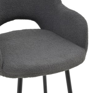 pak-029-000208-6 ΣΚΑΜΠΟ BAR RENISH PAKOWORLD ΜΠΟΥΚΛΕ ΓΚΡΙ-ΜΕΤΑΛΛΙΚΟ ΜΑΥΡΟ ΠΟΔΙ 51X57X114ΕΚ