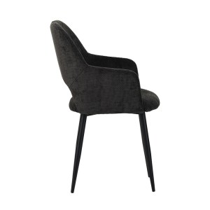 pak-029-000258-2 ΠΟΛΥΘΡΟΝΑ FACTOLS INART ΑΝΘΡΑΚΙ ΥΦΑΣΜΑ-ΠΟΔΙ ΜΑΥΡΟ ΜΕΤΑΛΛΟ 53X61X84ΕΚ