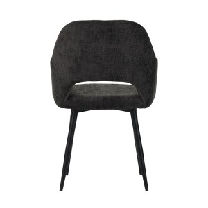 pak-029-000258-4 ΠΟΛΥΘΡΟΝΑ FACTOLS INART ΑΝΘΡΑΚΙ ΥΦΑΣΜΑ-ΠΟΔΙ ΜΑΥΡΟ ΜΕΤΑΛΛΟ 53X61X84ΕΚ