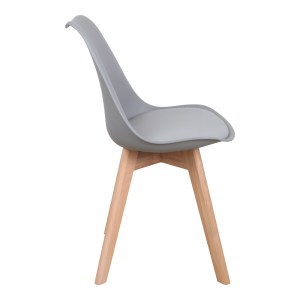 pak-029-000338-3 ΚΑΡΕΚΛΑ GASTON PAKOWORLD PP-PU ΑΝΟΙΧΤΟ ΓΚΡΙ ΑΠΟΧΡΩΣΗ- ΦΥΣΙΚΟ ΠΟΔΙ 43X51X75ΕΚ