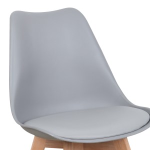 pak-029-000338-6 ΚΑΡΕΚΛΑ GASTON PAKOWORLD PP-PU ΑΝΟΙΧΤΟ ΓΚΡΙ ΑΠΟΧΡΩΣΗ- ΦΥΣΙΚΟ ΠΟΔΙ 43X51X75ΕΚ