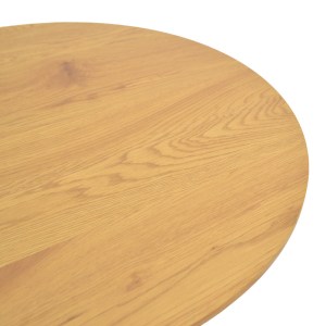 pak-029-000354-3 ΤΡΑΠΕΖΙ ΣΑΛΟΝΙΟΥ DOVEL PAKOWORLD MDF ΣΕ SONOMA-ΜΑΥΡΟ ΜΕΤΑΛΛΟ Φ70X45ΕΚ
