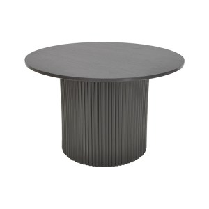 pak-029-000425-1 TΡΑΠΕΖΙΑ ΣΑΛΟΝΙΟΥ DOVEL PAKOWORLD MDF-ΜΕΤΑΛΛΟ ΣΕΤ 2ΤΕΜ. ΜΑΥΡΟ