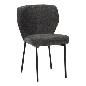 pak-029-000433 ΚΑΡΕΚΛΑ MAVIER PAKOWORLD ΥΦΑΣΜΑ ΓΚΡΙ-ΠΟΔΙΑ ΜΑΥΡΟ ΜΕΤΑΛΛΙΚΟ 48X61.5X82ΕΚ