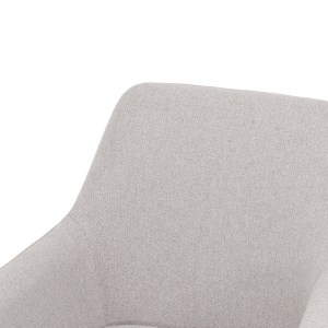 pak-029-000486-5 ΠΟΛΥΘΡΟΝΑ TELIA PAKOWORLD ΑΝΟΙΧΤΟ ΓΚΡΙ ΥΦΑΣΜΑ-ΜΑΥΡΟ ΜΕΤΑΛΛΟ 60X54X85ΕΚ