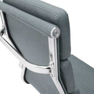 pak-033-000016-7 ΚΑΡΕΚΛΑ ΓΡΑΦΕΙΟΥ ΔΙΕΥΘΥΝΤΗ TOKYO PAKOWORLD PU ΓΚΡΙ ANTIQUE