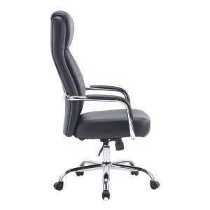 pak-033-000027-2 ΚΑΡΕΚΛΑ ΓΡΑΦΕΙΟΥ ΔΙΕΥΘΥΝΤΗ VENZA PAKOWORLD PU ΣΕ ΜΑΥΡΗ ΑΠΟΧΡΩΣΗ 70X65X117-124ΕΚ