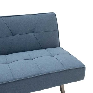 pak-035-000024-4 ΚΑΝΑΠΕΣ-ΚΡΕΒΑΤΙ TRAVIS PAKOWORLD 3ΘΕΣΙΟΣ ΜΕ ΥΦΑΣΜΑ ΑΝΟΙΚΤΟ ΜΠΛΕ 175X83X74ΕΚ