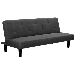 pak-035-000068 ΚΑΝΑΠΕΣ-ΚΡΕΒΑΤΙ BREATHE PAKOWORLD 2ΘΕΣΙΟΣ ΥΦΑΣΜΑ ΑΝΘΡΑΚΙ 167X77X73ΕΚ