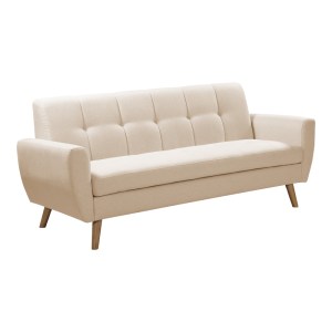 pak-035-000078 ΚΑΝΑΠΕΣ DECENCY PAKOWORLD 3ΘΕΣΙΟΣ ΥΦΑΣΜΑ ΜΠΕΖ 203X75X86ΕΚ