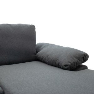 pak-035-000112-3 ΓΩΝΙΑΚΟΣ ΚΑΝΑΠΕΣ COHEN PAKOWORLD ΜΕ ΑΡΙΣΤΕΡΗ ΓΩΝΙΑ ΥΦΑΣΜΑ ΣΕ ΑΝΘΡΑΚΙ ΑΠΟΧΡΩΣΗ-ΠΟΔΙ ΜΑΥΡΟ ΜΕΤΑΛΛΟ 240X159X83ΕΚ