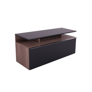 pak-039-000214-1 ΕΠΙΠΛΟ ΤΗΛΕΟΡΑΣΗΣ TEMANO PAKOWORLD ΣΕ ΜΑΥΡΗ GLOSS-ΚΑΡΥΔΙ ΑΠΟΧΡΩΣΗ 117X40X48ΕΚ
