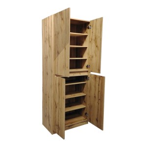 pak-049-000113-1 ΠΑΠΟΥΤΣΟΘΗΚΗ-ΝΤΟΥΛΑΠΙ KEBELL PAKOWORLD ΣΕ OAK ΑΠΟΧΡΩΣΗ 71X41.5X180.4ΕΚ