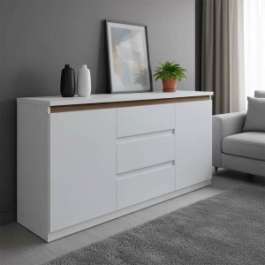 pak-049-000115 ΜΠΟΥΦΕΣ CHIEMO PAKOWORLD ΛΕΥΚΟ 160X40X93.6ΕΚ