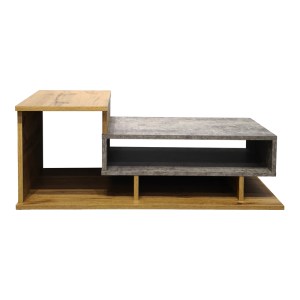 pak-049-000120-2 ΤΡΑΠΕΖΙ ΣΑΛΟΝΙΟΥ NUVELE PAKOWORLD ΓΚΡΙ-SONOMA 90X50X35ΕΚ
