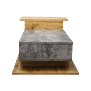 pak-049-000120-3 ΤΡΑΠΕΖΙ ΣΑΛΟΝΙΟΥ NUVELE PAKOWORLD ΓΚΡΙ-SONOMA 90X50X35ΕΚ