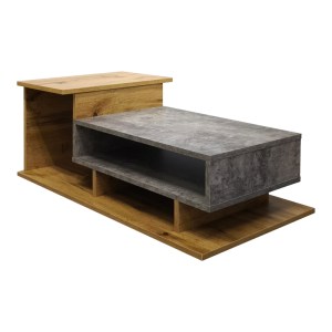 pak-049-000120-4 ΤΡΑΠΕΖΙ ΣΑΛΟΝΙΟΥ NUVELE PAKOWORLD ΓΚΡΙ-SONOMA 90X50X35ΕΚ