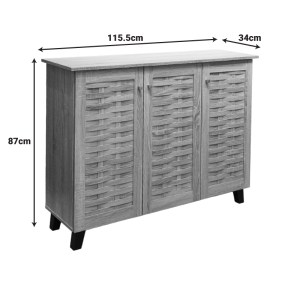 pak-049-000122-5 ΠΑΠΟΥΤΣΟΘΗΚΗ-ΝΤΟΥΛΑΠΙ MANTAM PAKOWORLD 16 ΖΕΥΓΩΝ SONOMA 115.5X34X87ΕΚ