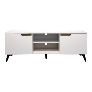 pak-049-000124-3 ΕΠΙΠΛΟ ΤΗΛΕΟΡΑΣΗΣ KEMVIO PAKOWORLD  SONOMA-ΛΕΥΚΟ 150X38X44ΕΚ