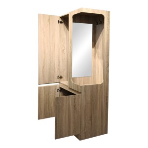 pak-049-000126-3 ΕΠΙΠΛΟ ΕΙΣΟΔΟΥ FEBY PAKOWORLD  SONOMA 80X50.5X190ΕΚ