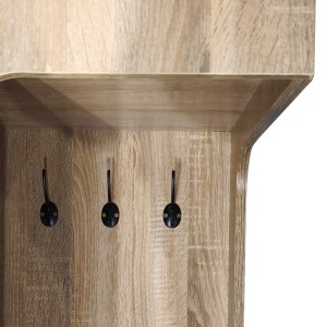 pak-049-000126-5 ΕΠΙΠΛΟ ΕΙΣΟΔΟΥ FEBY PAKOWORLD  SONOMA 80X50.5X190ΕΚ