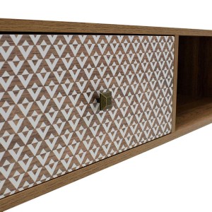pak-066-000005-5 ΤΡΑΠΕΖΙ ΣΑΛΟΝΙΟΥ BOHO PAKOWORLD ΚΑΡΥΔΙ ΜΕ ΜΕΤΑΛΛΙΚΑ ΠΟΔΙΑ 100X50X46ΕΚ