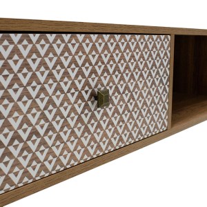 pak-066-000005-6 ΤΡΑΠΕΖΙ ΣΑΛΟΝΙΟΥ BOHO PAKOWORLD ΚΑΡΥΔΙ ΜΕ ΜΕΤΑΛΛΙΚΑ ΠΟΔΙΑ 100X50X46ΕΚ